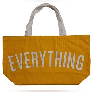 “Everything” Extra Large Canvas Tote